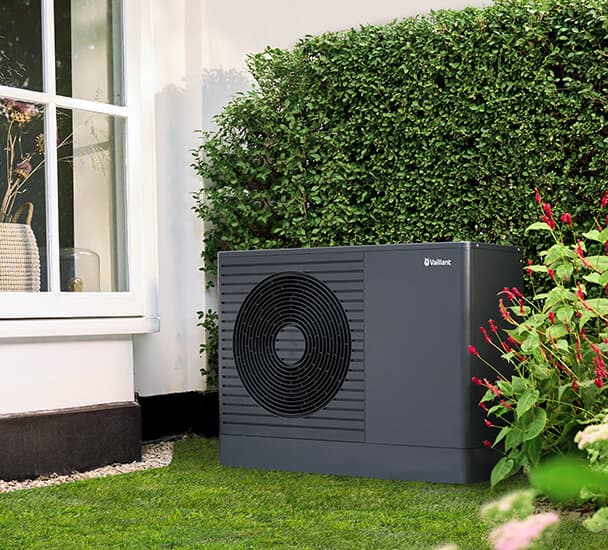 Bomba de calor aroTHERM pro com a função «Espaço Flexível»