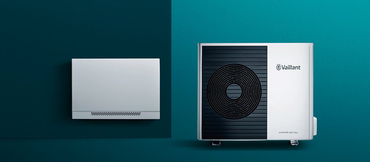 Consola aroVAIR com bomba de calor aroTHERM Split plus