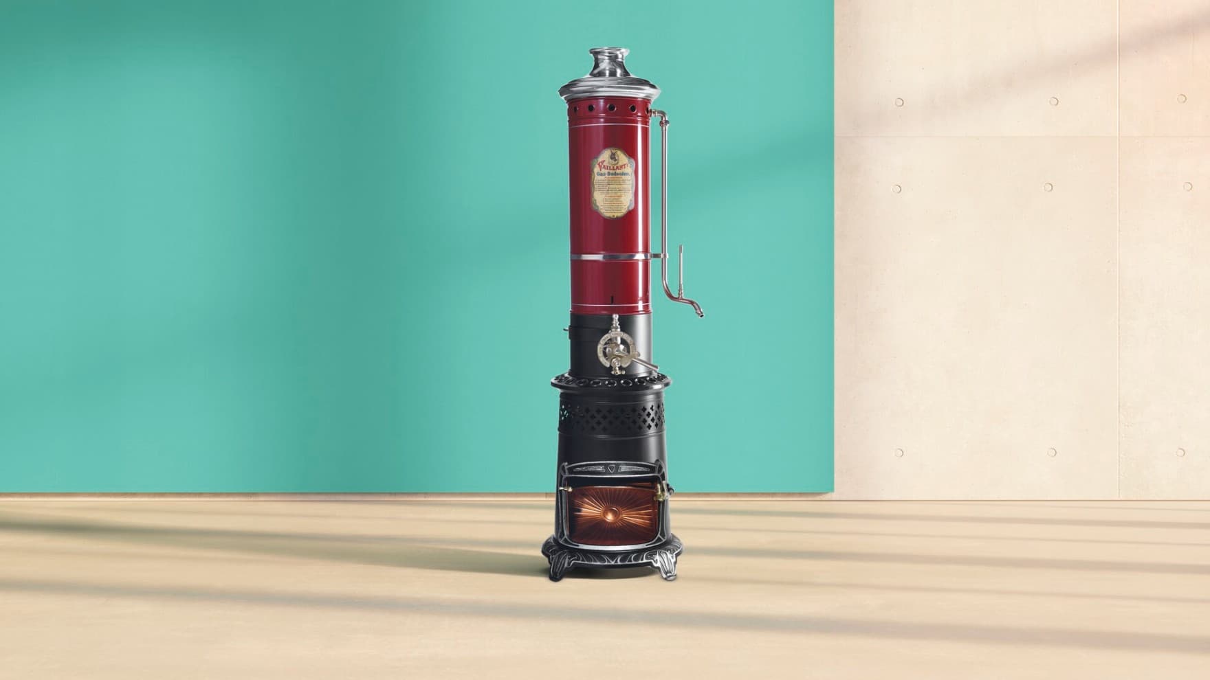Inovação Vaillant: o primeiro aquecedor de água a gás em circuito fechado, em 1894