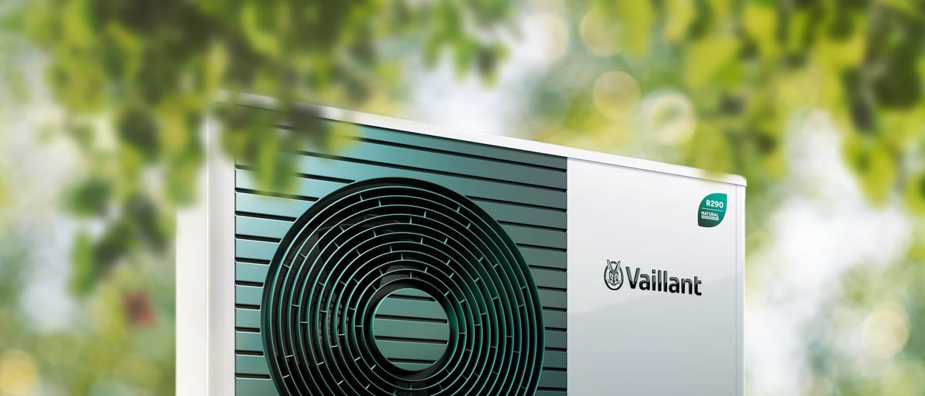 Bomba de calor Vaillant com folha R290