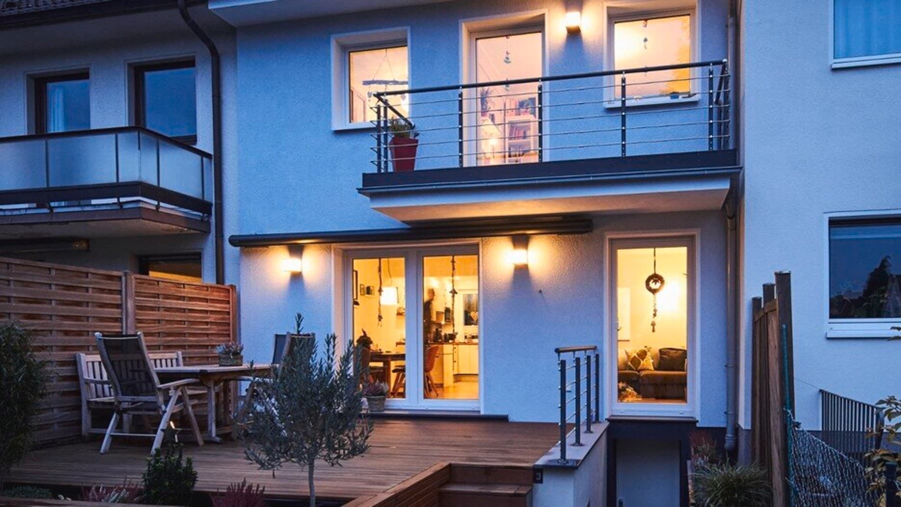 Casa durante a noite